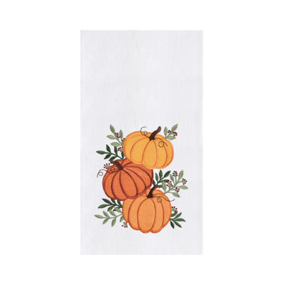 Torchon 100% coton Stack Pumpkin Trio