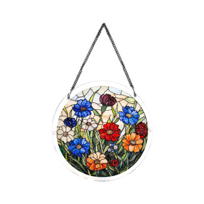 Acrylic Colorful Birds Of Spring Sun Catchers Window Decoration Puzzle