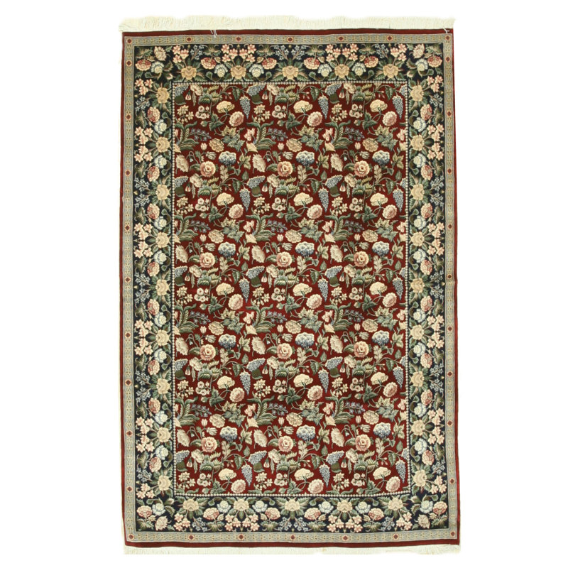 Tapis traditionnel en laine noué à la main Delicate