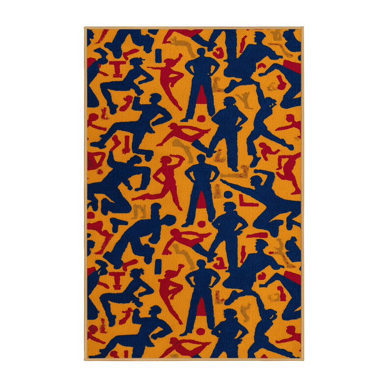  Tapis lavable aérobique pour sports, Rectangle 5 pi x 7 pi
