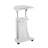 Sit-to-Stand Rolling Adjustable Laptop Cart With Storage
