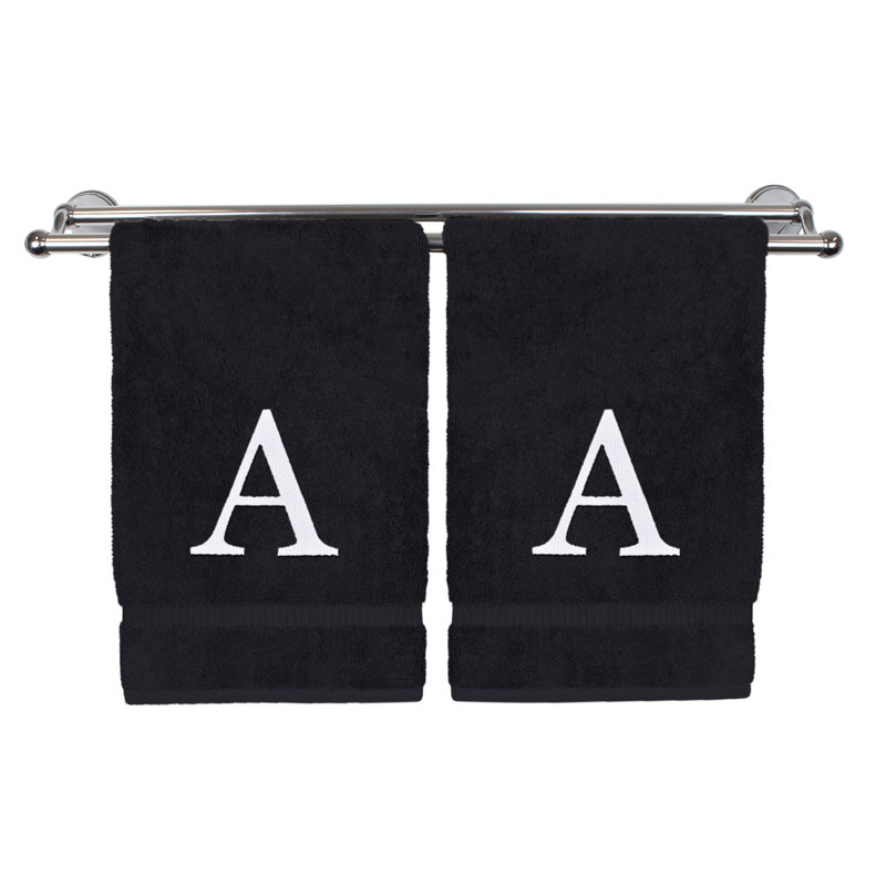 Cydny Hand Towel, Black/White, A