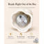 Lampe chauffe-bougie fantôme en céramique avec minuterie, brûleur de cire effrayant et mignon pour la décoration d'Halloween, chauffe-bougie électrique pour fondants parfumés, décoration pour la maison et la chambre
