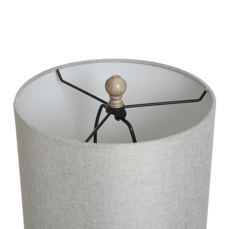 Minor 23.25" H Ceramic Table Lamp - Blue Finish, Blue