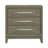 Chantee Rubberwood 3-Drawer Nightstand
