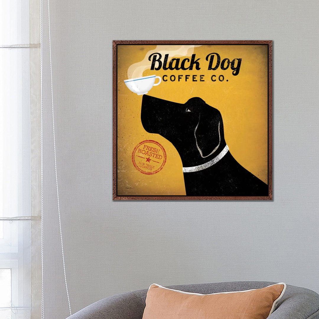 Black Dog Coffee Co. von Ryan Fowler - Gallery-Wrapped Canvas Giclée on Canvas