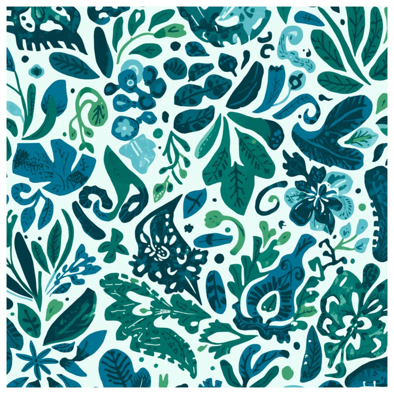 Rideaux à motif floral et à motif floral - 1 panneau, 50" x 80" - 1 Panel, Blockout