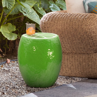 14.17" Hight Novelty Lime Stool