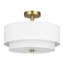Plafonnier semi-encastré en tissu Nichoel-1169039224