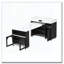 Table de salle à manger extensible avec plateau pliable extra-long, îlot de cuisine roulant avec tiroirs, prise de courant et verrou de frein, armoire de rangement-1904194885