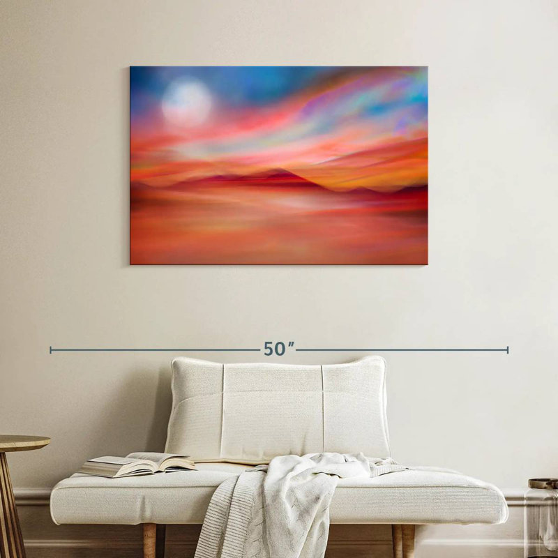 Avery Desert Moon, 26" H x 39" W