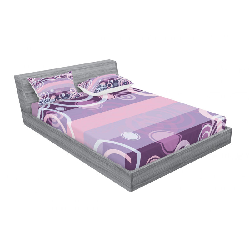 Microfiber Sheet Set, Full/Double Sheet Set with Fitted Sheet