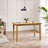 Alissah Rubberwood Extending Dining Table Set - Traditional Rustic Farmhouse Style-476061262-476061259