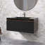 Meuble-lavabo moderne à rayures avec lavabo simple-338554066