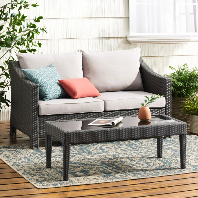 ANTIBES LOVESEAT & TABLE