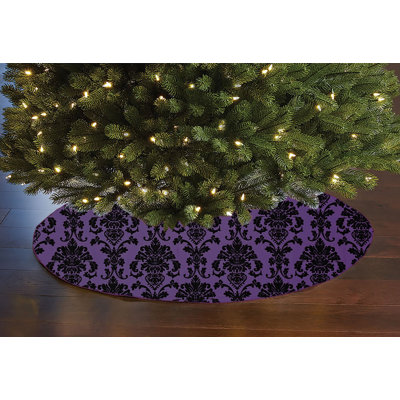 Jupe d'arbre de Noël 58 po Popeline