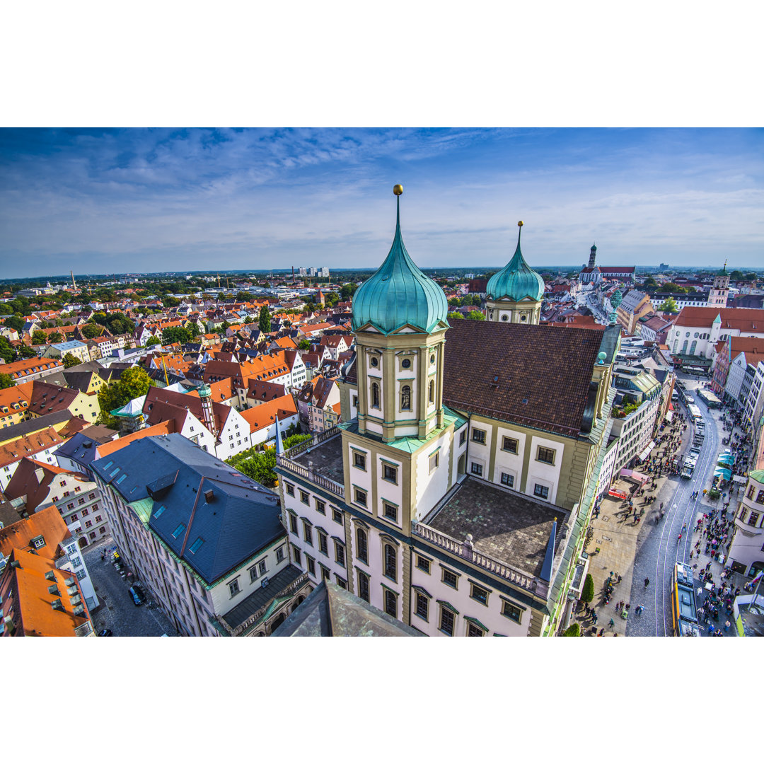 Augsburg von Sean Pavone - Fotografie ohne Rahmen auf Leinwand