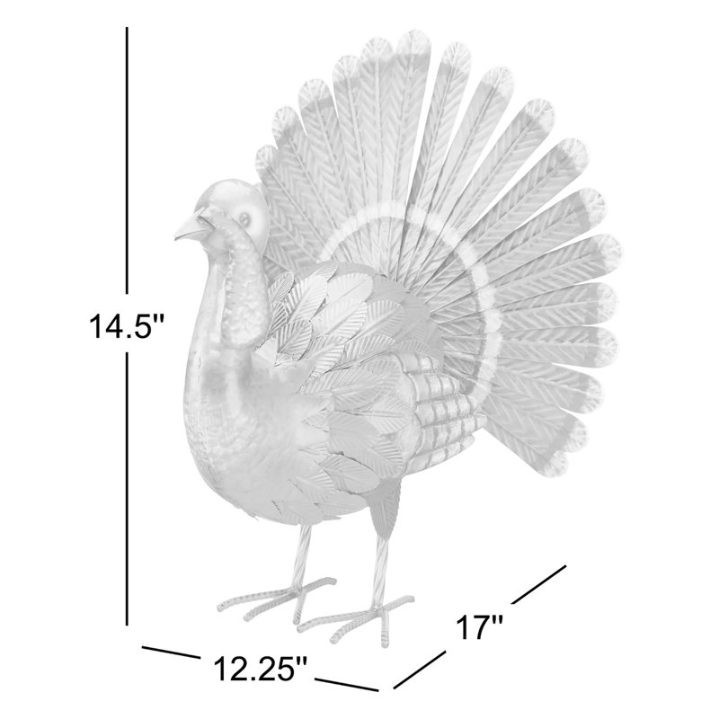 Valero Animals Weather Resistant Metal Garden Statue