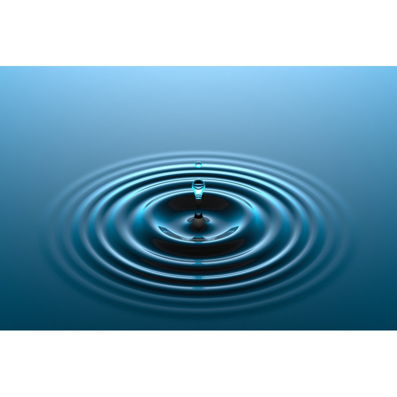 Water Drop by Paket - Wrapped Canvas Print, 30cm H x 46cm W x 3.8cm D