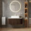 Meuble-lavabo flottant mural 36 po avec lavabo rectangulaire en céramique blanc et tiroir-2144494104