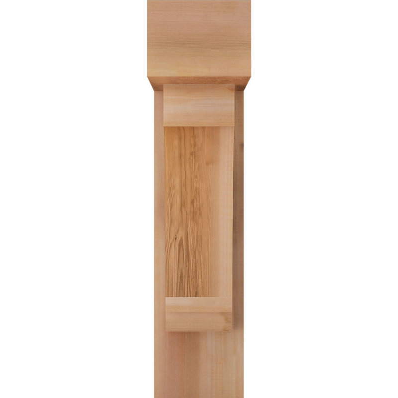 Support de bloc impérial avec entretoise décalée, 32 x 20, Cèdre rouge occidental de l 7 1/2 po (lisse)