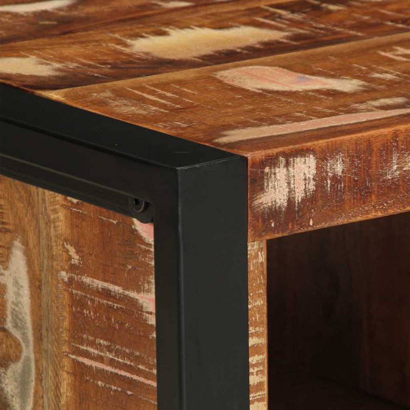 19-2 Coffee Table with Storage, Reclaimed solid wood