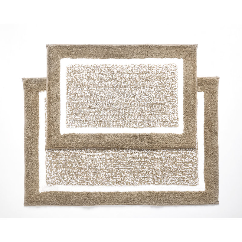 Eunita Non-Slip Bath Rug, Brown