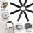 Brixham 52 Inch Large Ceiling Fan With Dimmable Led Light 8 Abs Blades Smart Remote Control Reversible Dc Motor For Living Room-114796079