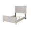 Lit double avec tête de lit élégante, style moderne, matériau en bois pour la chambre à coucher