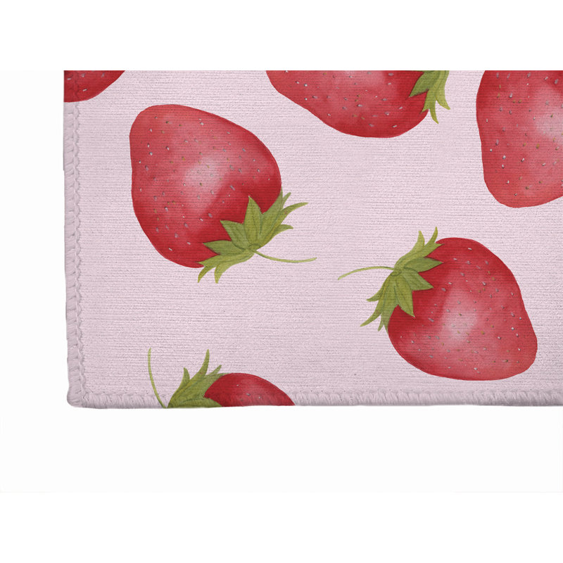 Tapis d'extérieur Summer Strawberries, Tapis de couloir 2 pi 6 po x 8 pi