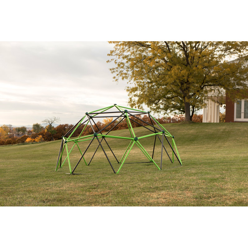 Mantis Green and Bronze 5.5 ft. Climbing Dome with Fort