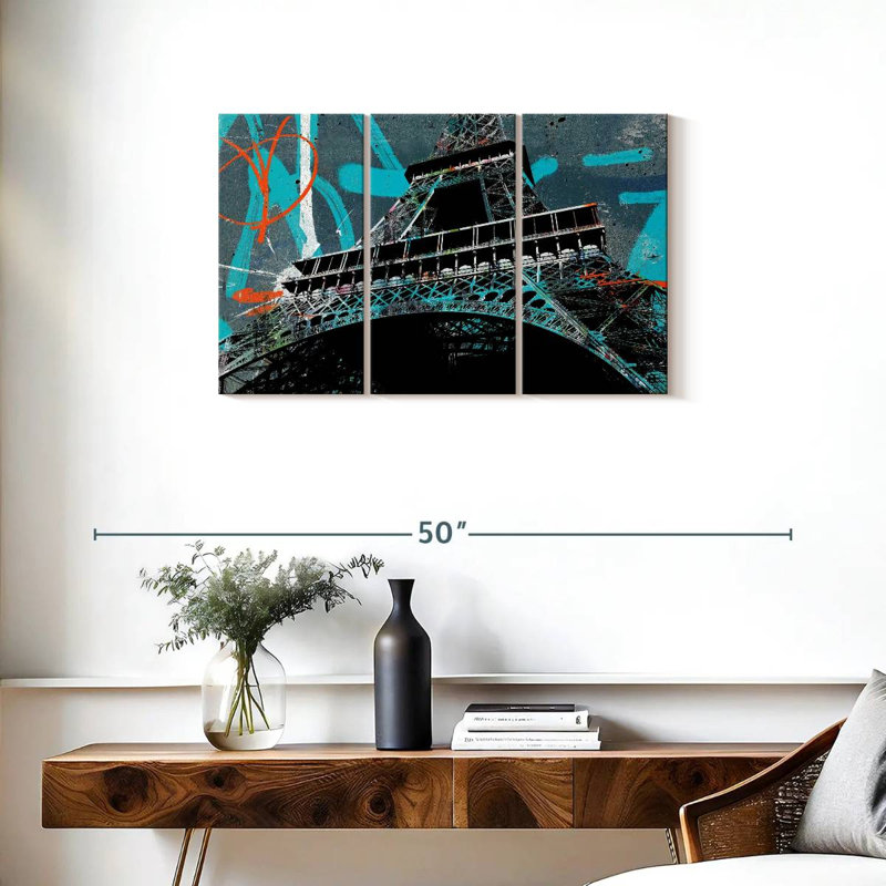Sebbie Eiffel Tower II, 20" H x 33" W