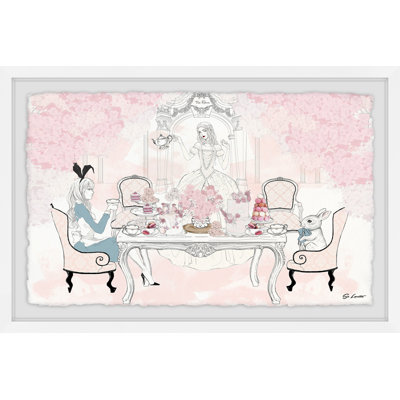 White Queen Tea by Loretta So - Single Picture Frame Painting