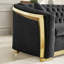 Coussin luxueux capitonné de style Mid-Century 62 po Ashville Luxury-1853682774