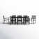 Alyah Rectangular 8 - Person 60.84" Long Dining Set