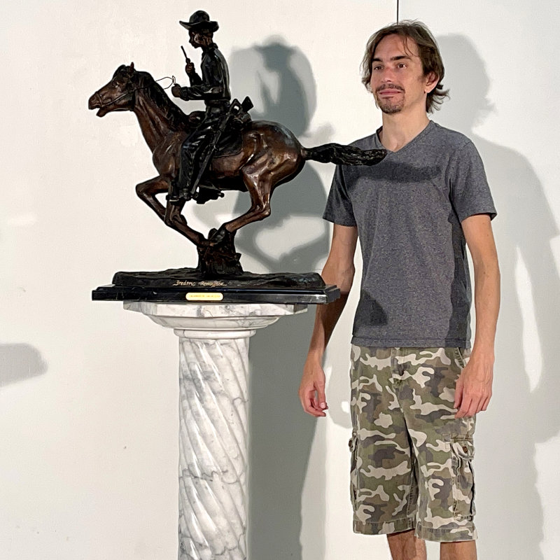Horse Metal Garden Statue