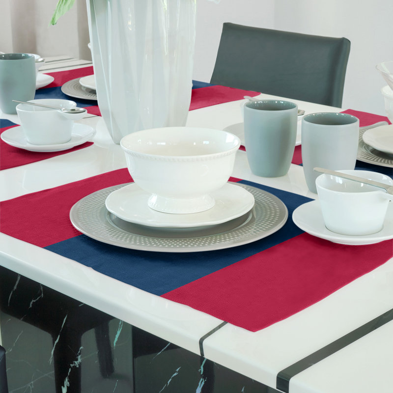 Récapitulatif 18" arizona, Rouge / milieu bleu marine, Polyester sergé