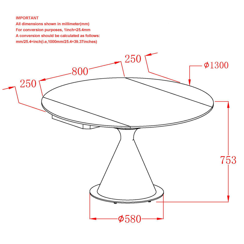 Table de salle à manger extensible Isaack, Blanc