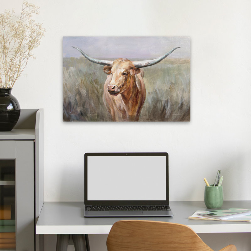 Longhorn maison de campagne / campagne Big Sky, H 24 po x l 16 po