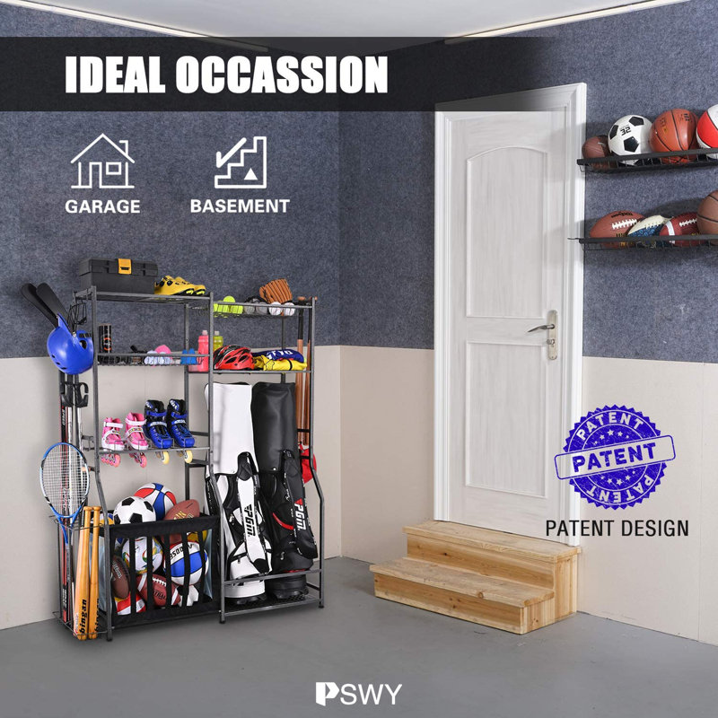 Shevani Metal Multi-Use Sports Rack
