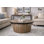 Chassi Solid Wood Top Coffee Table