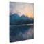 Sunrise Over The Mountains Abstract - Wrapped Canvas Painting-56662512
