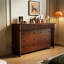 Commode d'appoint en bois massif brun standard