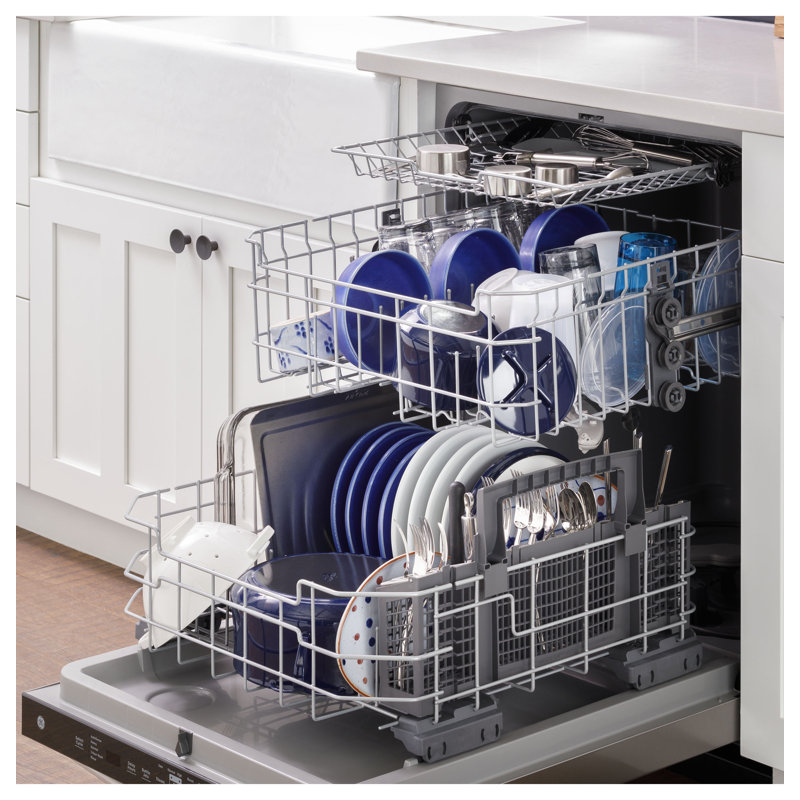24" 50 dBA Built-In Digital Control Dishwasher, Stainless Steel