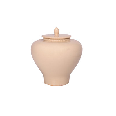 Ceramic Chinoiserie Ginger/temple Jar Cream