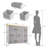 Elisheba 80cm W 7 - Drawer Chest of Drawers