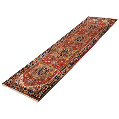 Tapis cuivre foncé Serapi Heritage 2 pi 11 po x 11 pi 9 po