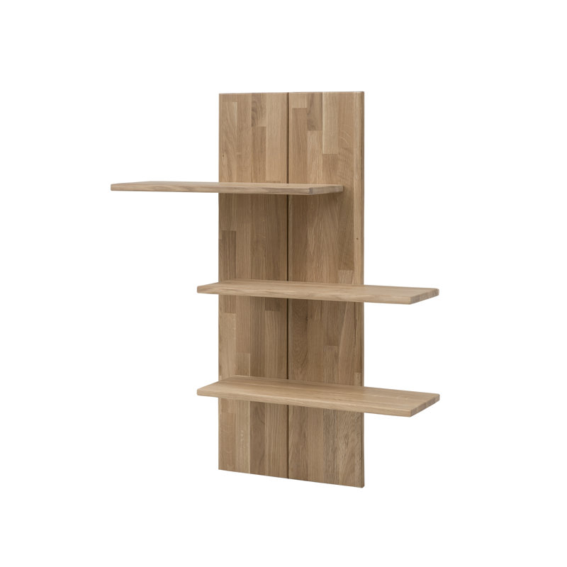 Skyline 3 Piece Oak Solid Wood Accent Shelf
