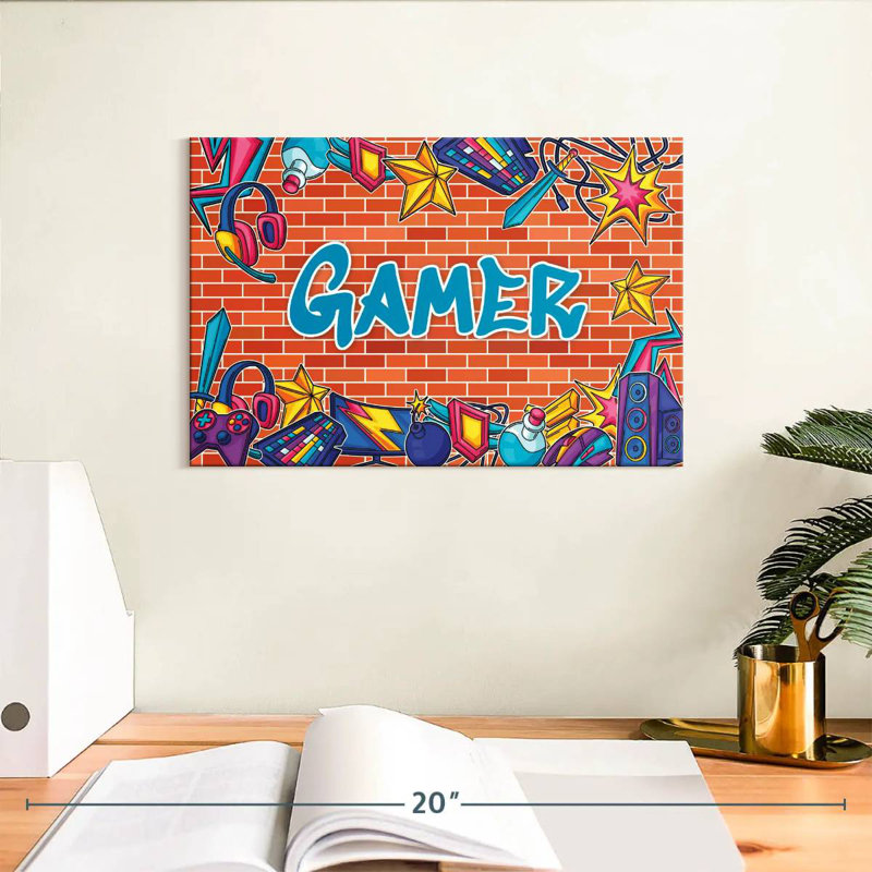 Senne Graffiti Gamer, H 8 po x l 12 po