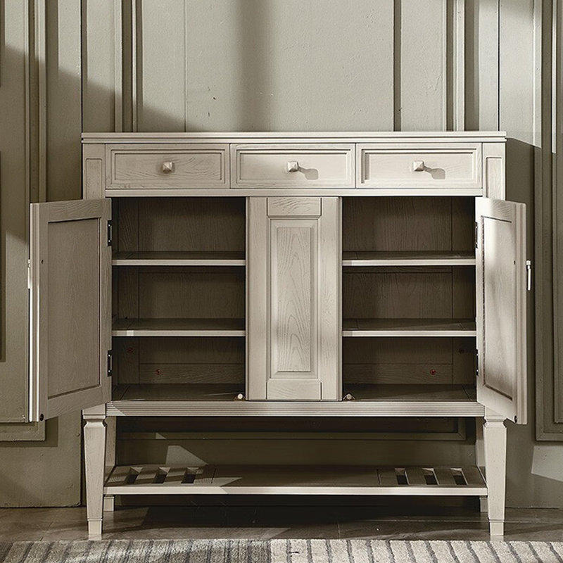 Italian style light luxury shoe cabinet
